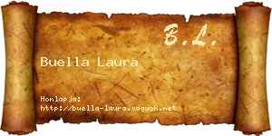 Buella Laura névjegykártya